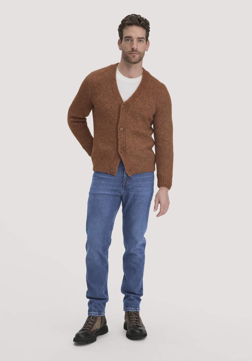 Lässige Strickjacke aus Alpaka-Mischung