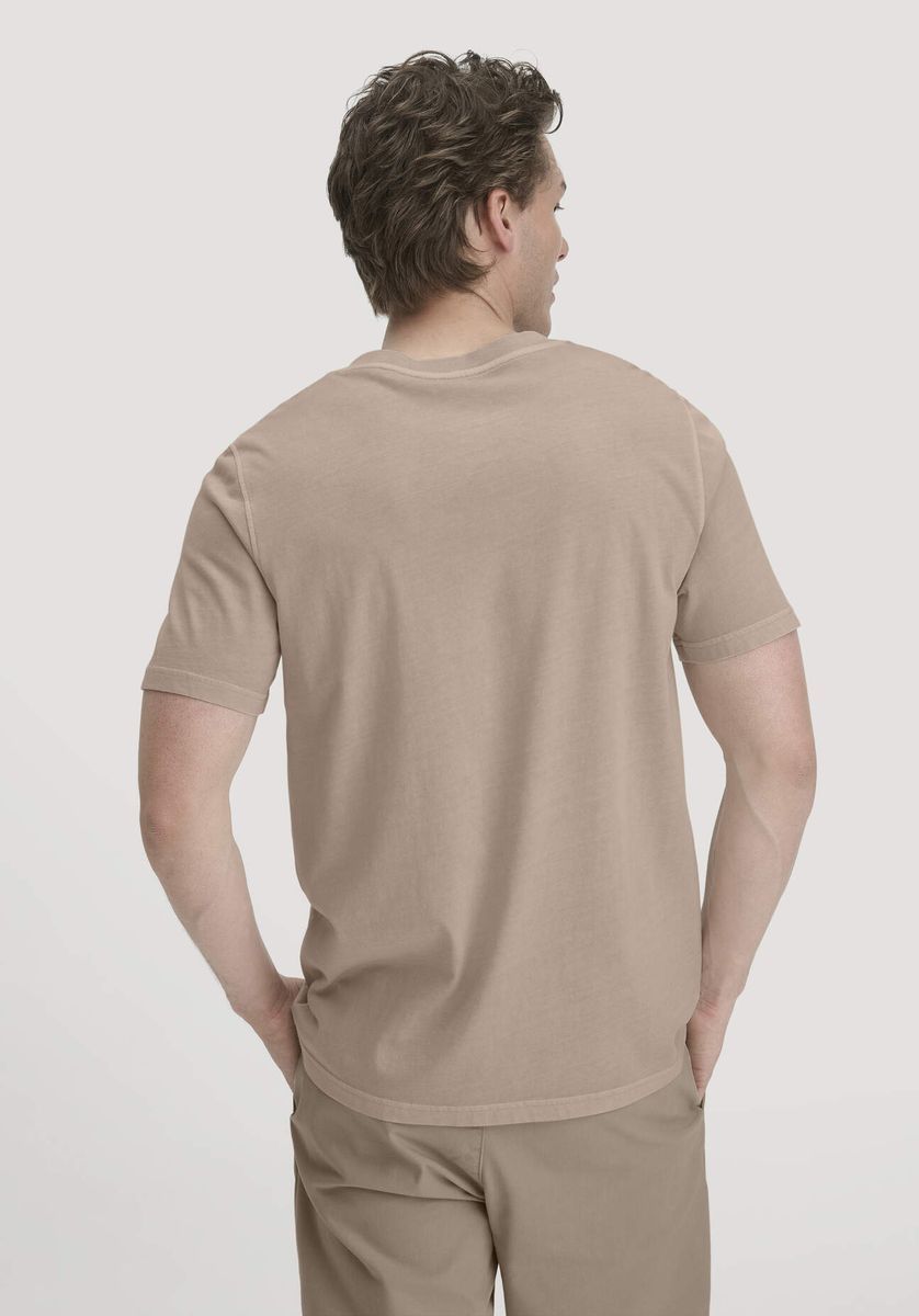 Klassisches Kurzarm Henley T-Shirt