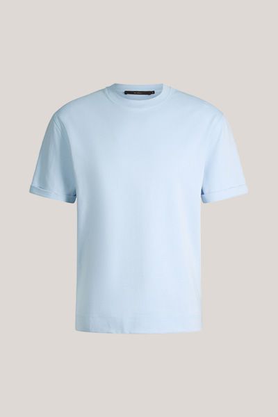 Baumwollmix-T-Shirt Sivo in Hellblau, kurzärmelig