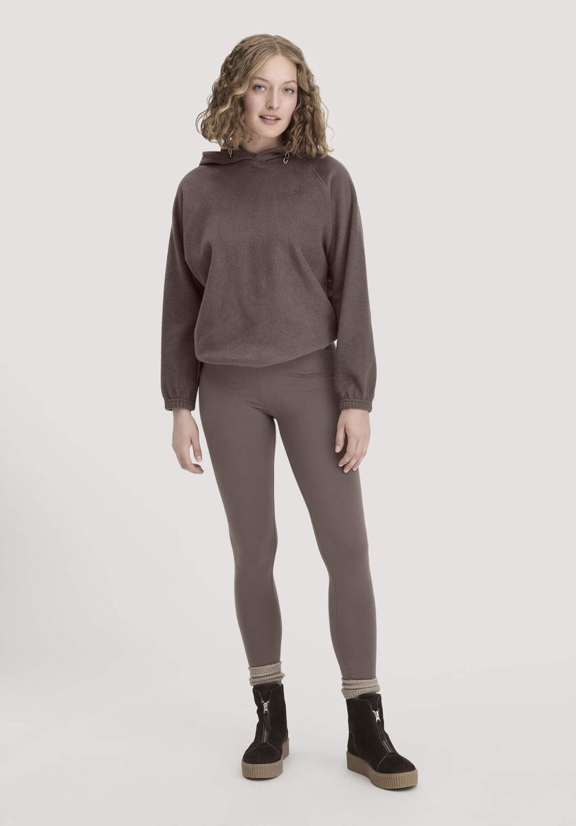 hessnatur Loungewear Softfleece Hoodie Oversize ACTIVE COMFORT aus Bio-Baumwolle - lila - Größe L