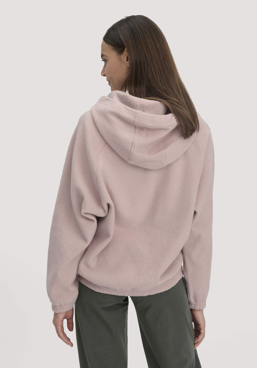 hessnatur Loungewear Softfleece Hoodie Oversize ACTIVE COMFORT aus Bio-Baumwolle - lila - Größe L