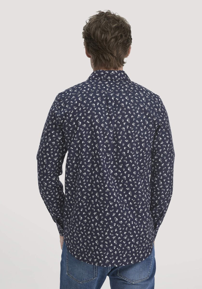 Regular Fit Hemd mit Blumendruck