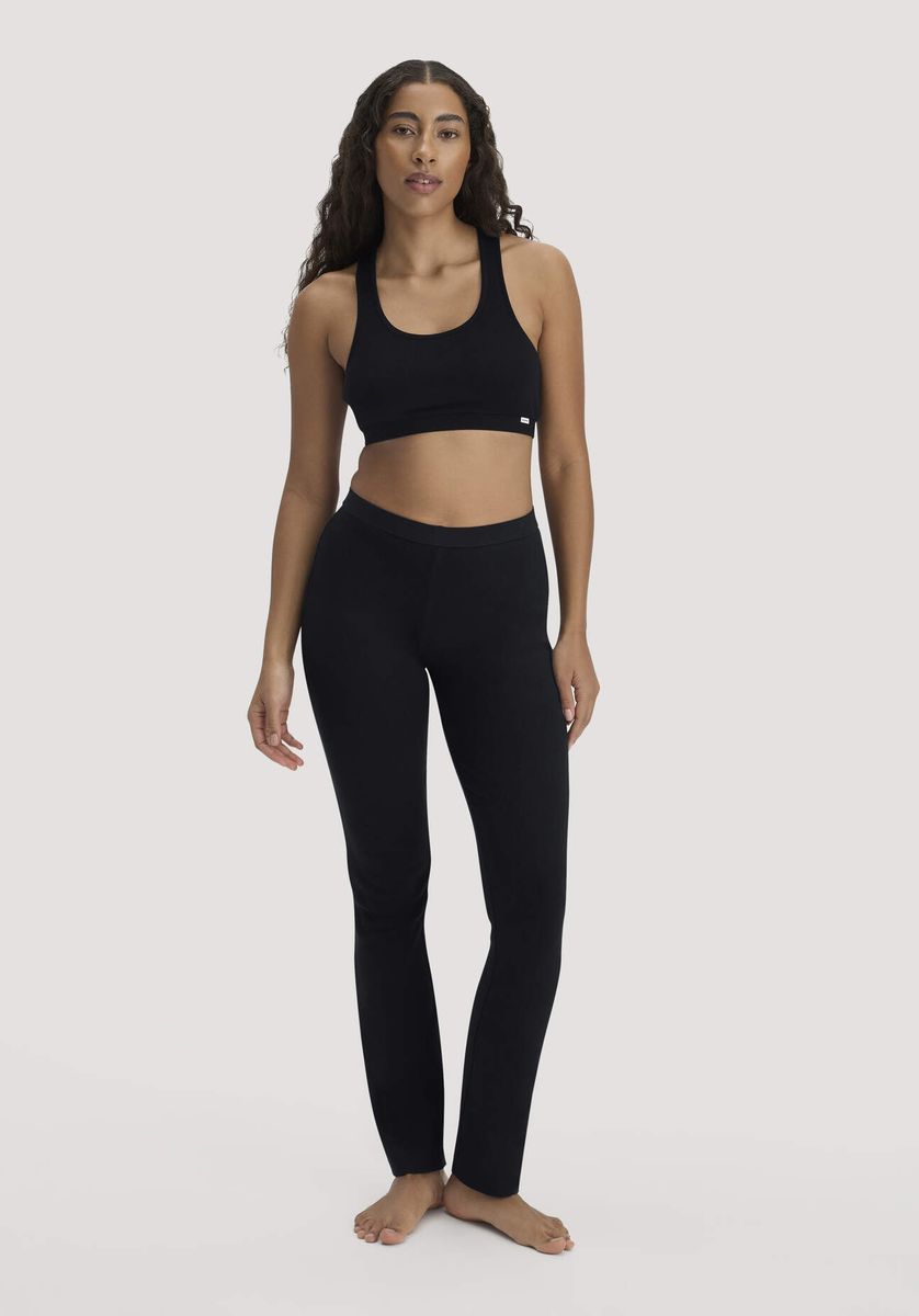 Ausgestellte Strickleggings aus Bio-Baumwolle