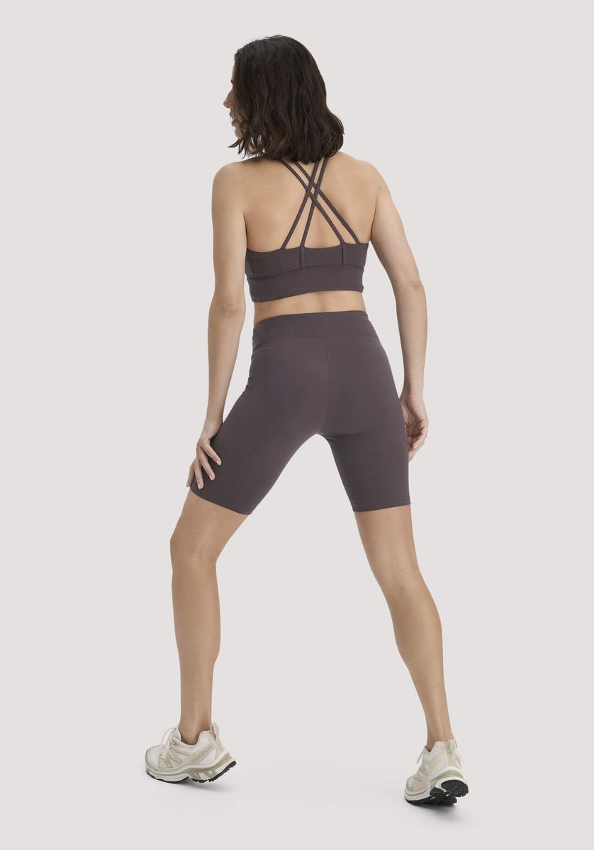 hessnatur Loungewear Shorts Fitted ACTIVE LIGHT aus Bio-Baumwolle - braun - Größe L/k