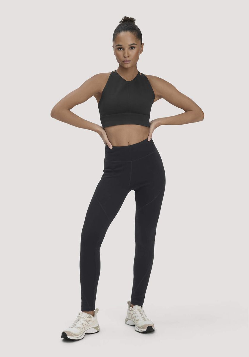 Aktive Funktionelle Leggings mit Mittlerem Bund