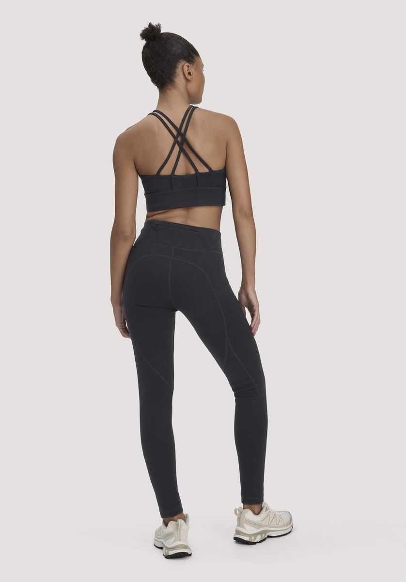 Aktive Funktionelle Leggings mit Mittlerem Bund