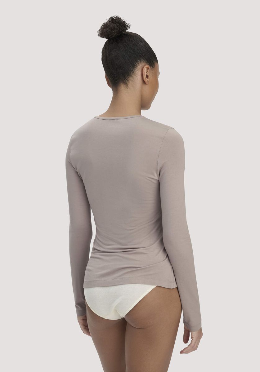 Elegantes Modal Langarmshirt