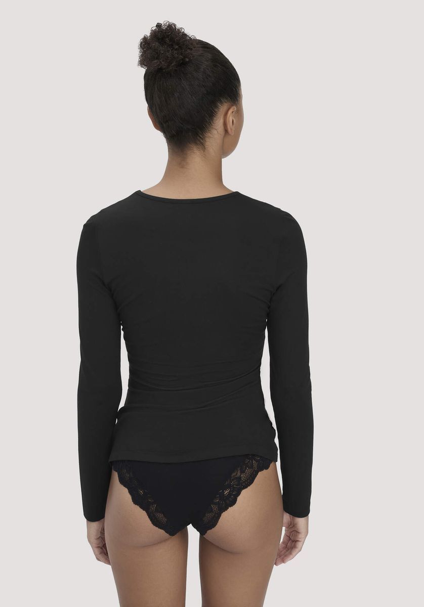 Elegantes Modaljersey Langarmshirt