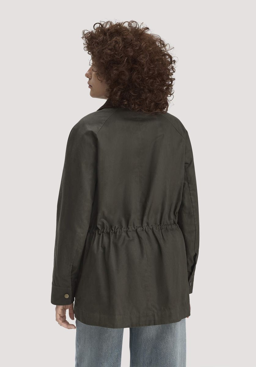 Klassische Feldjacke aus gewachster Baumwolle