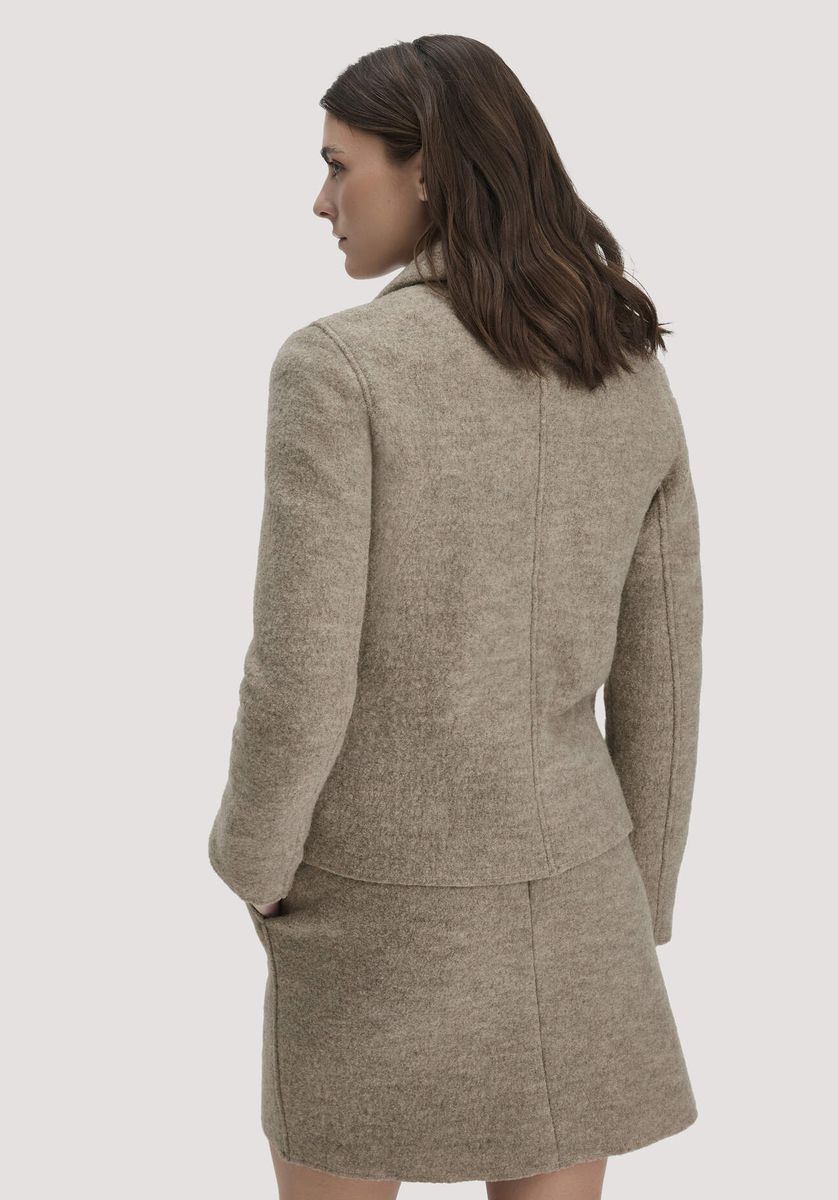 Regular Fit Jacke aus Bio-Merinowolle