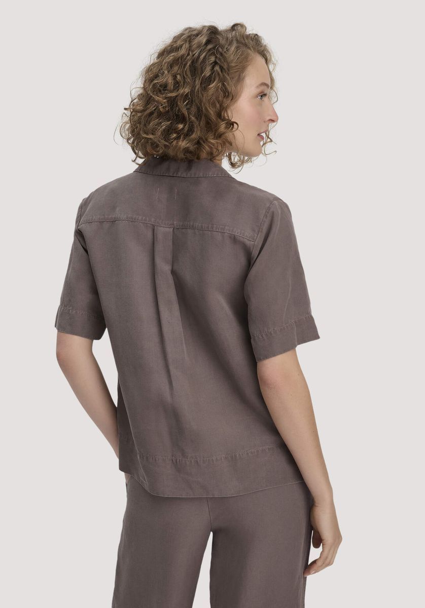 Lässiges Hemd aus Leinenmischgewebe