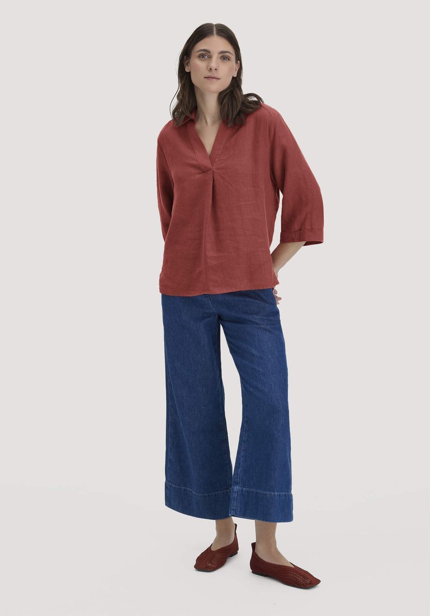 Lässige Leinenbluse
