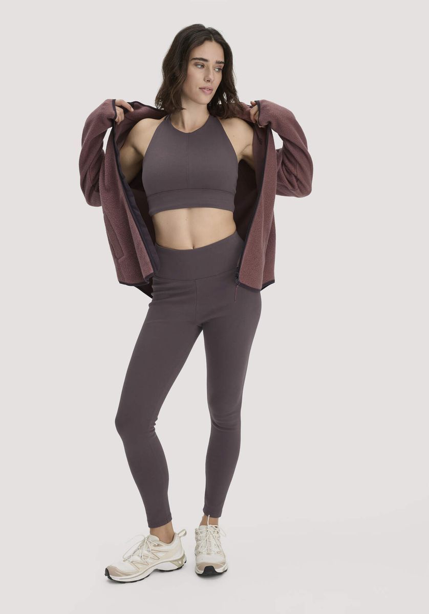 hessnatur Loungewear Bustier ACTIVE COMFORT aus Bio-Baumwolle - braun - Größe 34