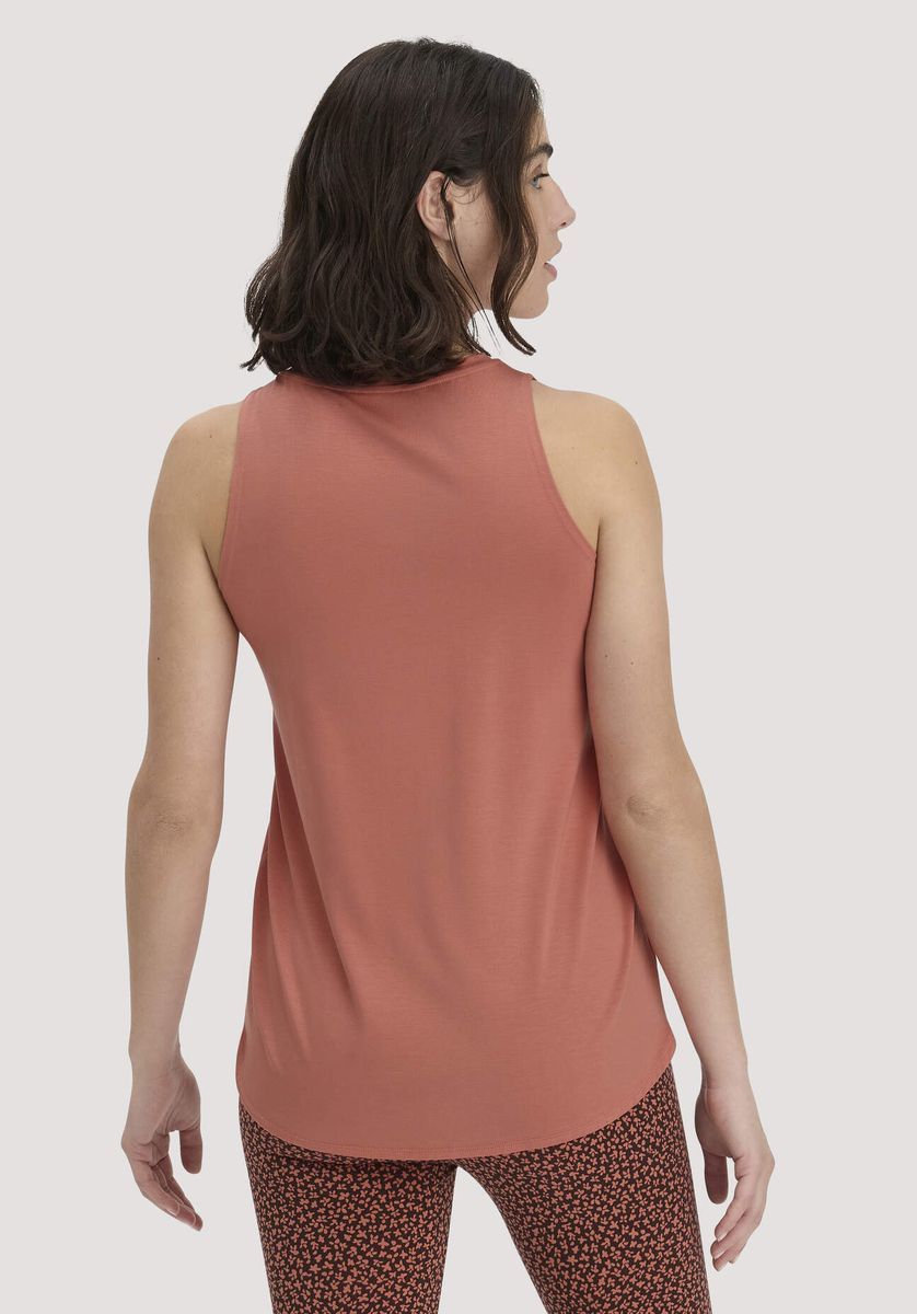 hessnatur Loungewear Top Regular ACTIVE COMFORT aus TENCEL™ Lyocell - orange - Größe 34