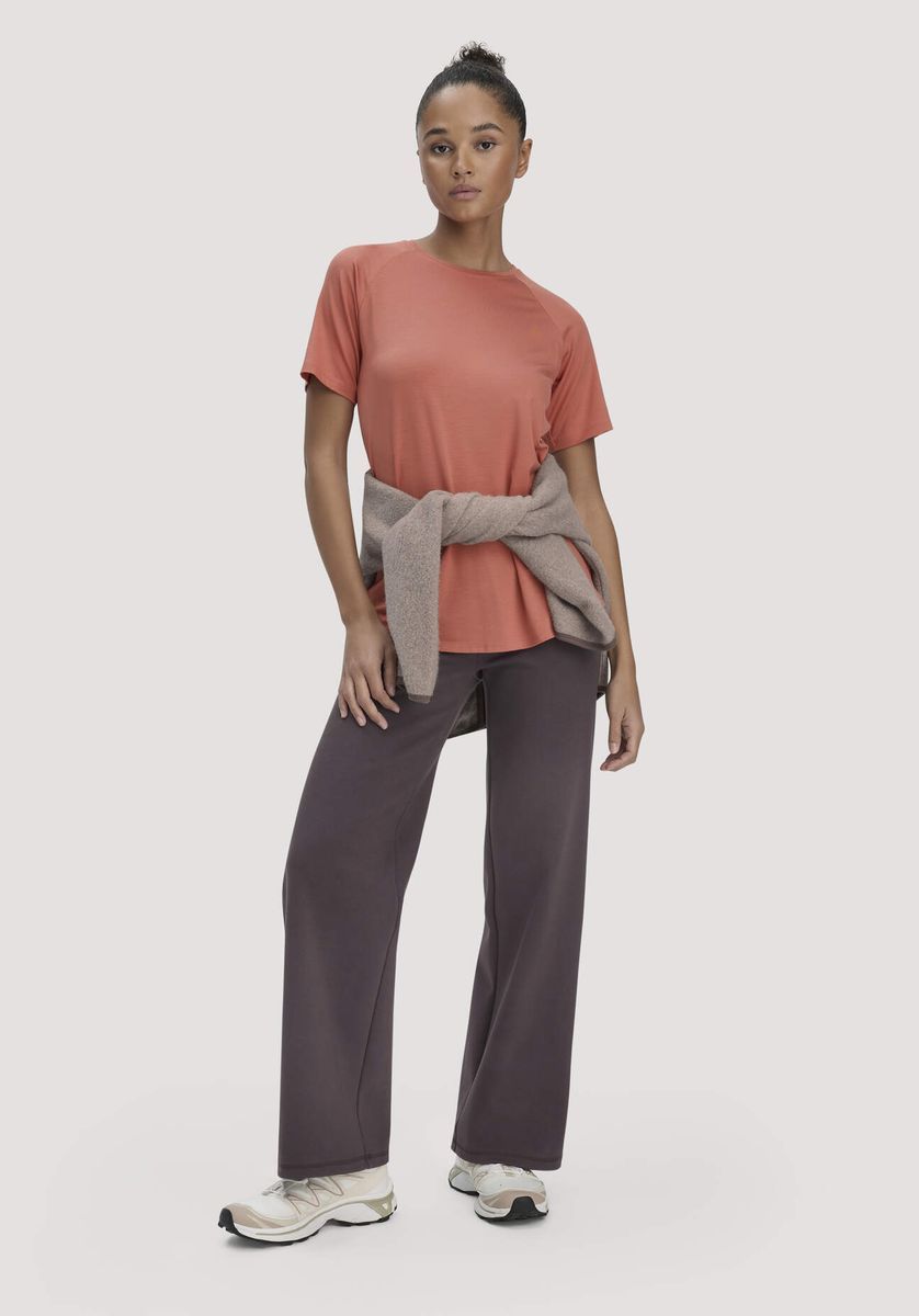 hessnatur Loungewear T-Shirt Regular ACTIVE COMFORT aus TENCEL™ Lyocell - orange - Größe 34