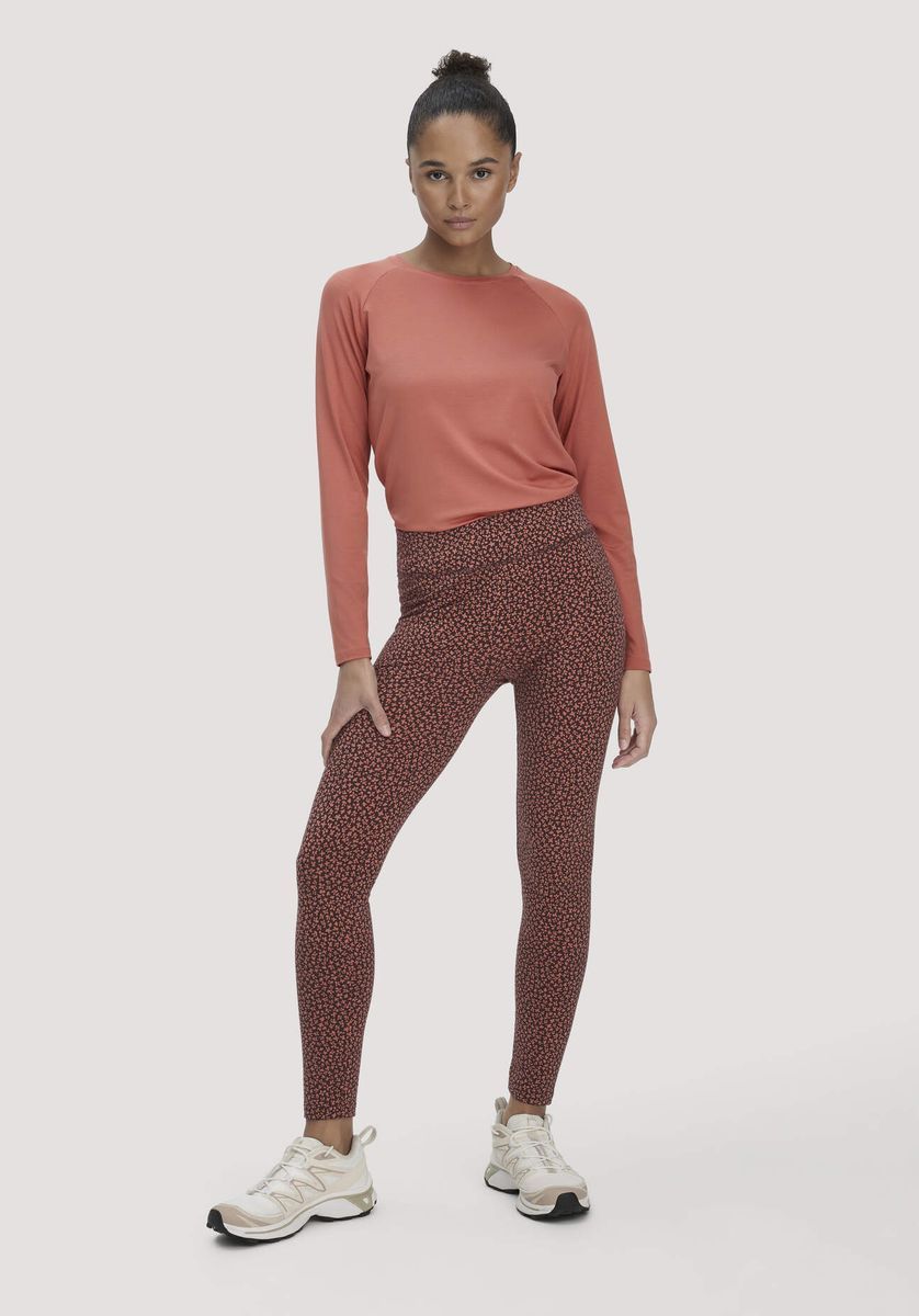 hessnatur Loungewear Longsleeve Regular ACTIVE COMFORT aus TENCEL™ Lyocell - orange - Größe 34