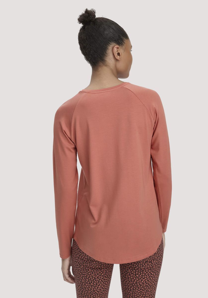 hessnatur Loungewear Longsleeve Regular ACTIVE COMFORT aus TENCEL™ Lyocell - orange - Größe 34