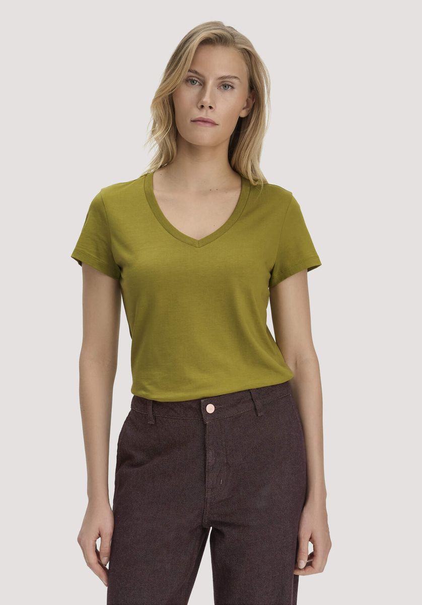 Klassisches Jersey-T-Shirt aus Bio-Baumwolle