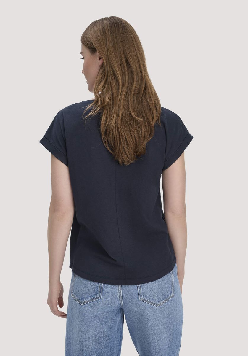 Lässiges Bio-Baumwoll-T-Shirt mit lockerer Passform