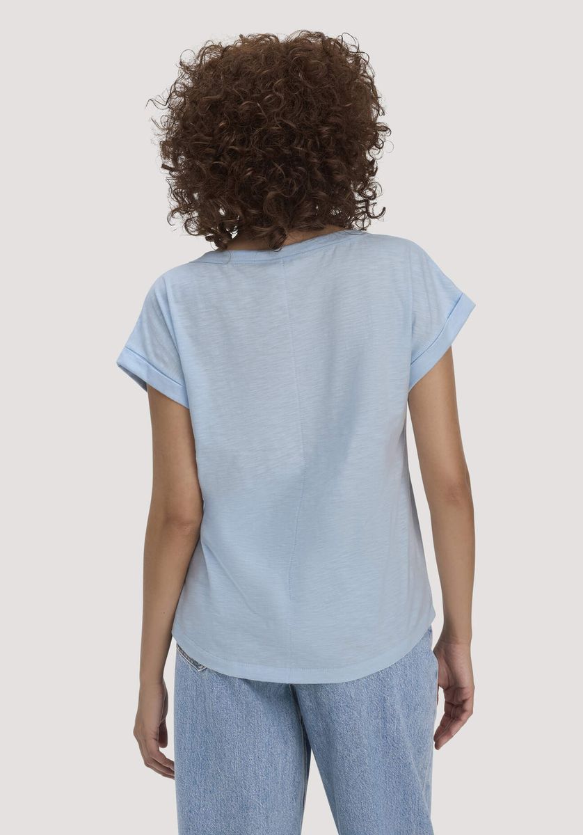 Lässiges Bio-Baumwoll-T-Shirt mit lockerer Passform