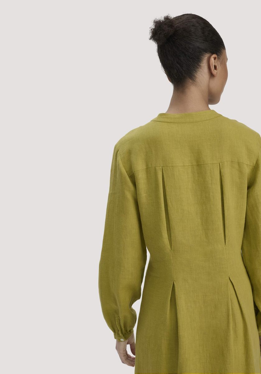 Elegantes Maxikleid aus Leinenmischung