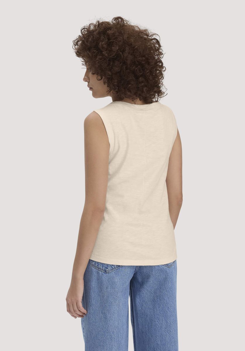 Ärmelloses Bio-Baumwoll Jersey Top