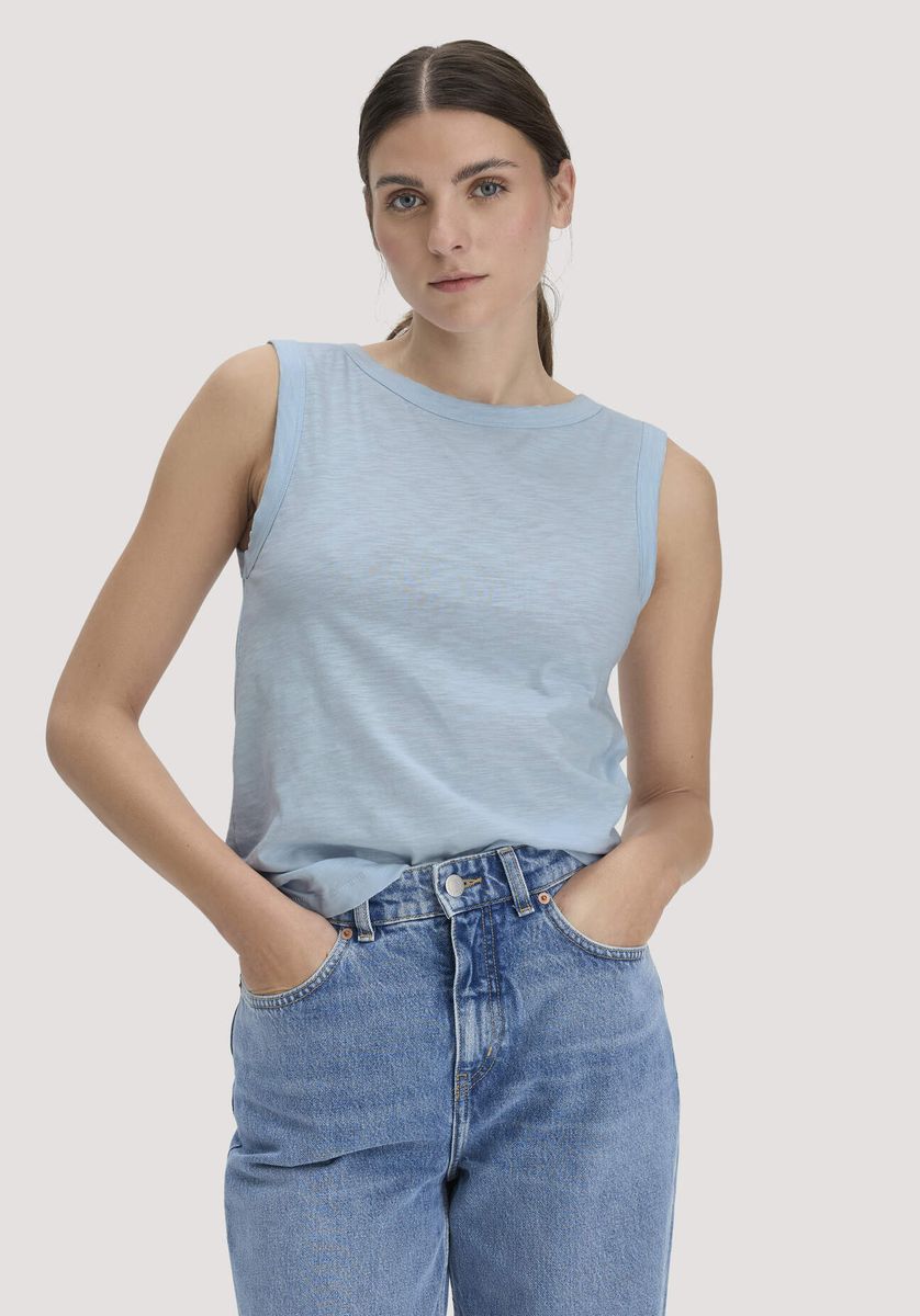 Ärmelloses Bio-Baumwoll Jersey Top