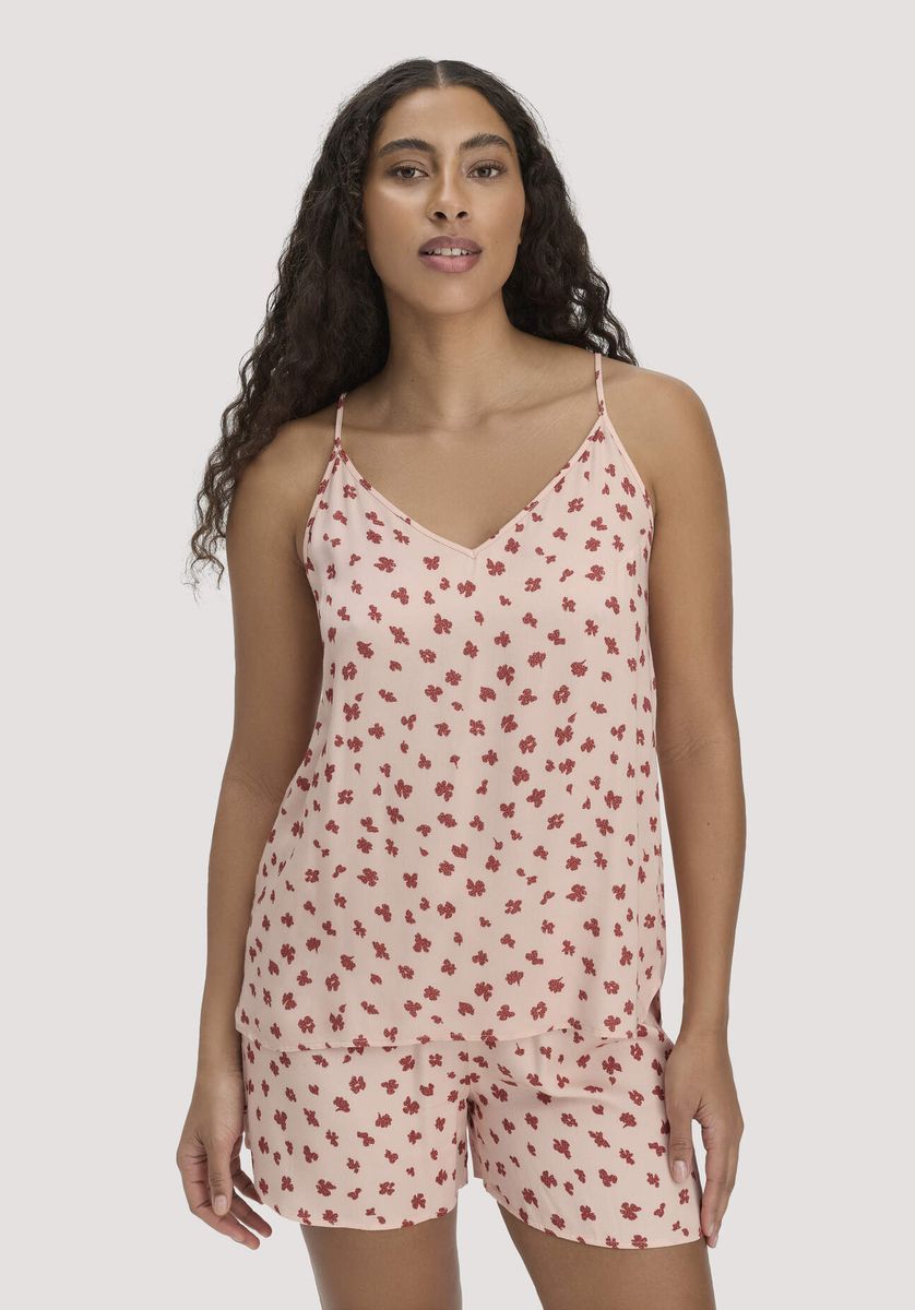 hessnatur Damen Spaghetti Top PURE LUX aus LENZING™ ECOVERO™ - orange - Größe 34