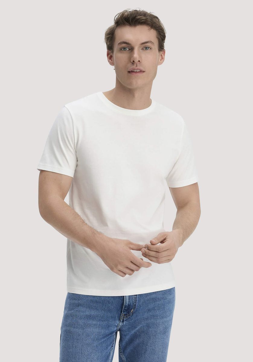 Regular Fit T-Shirt aus Regenerativer Bio-Baumwolle