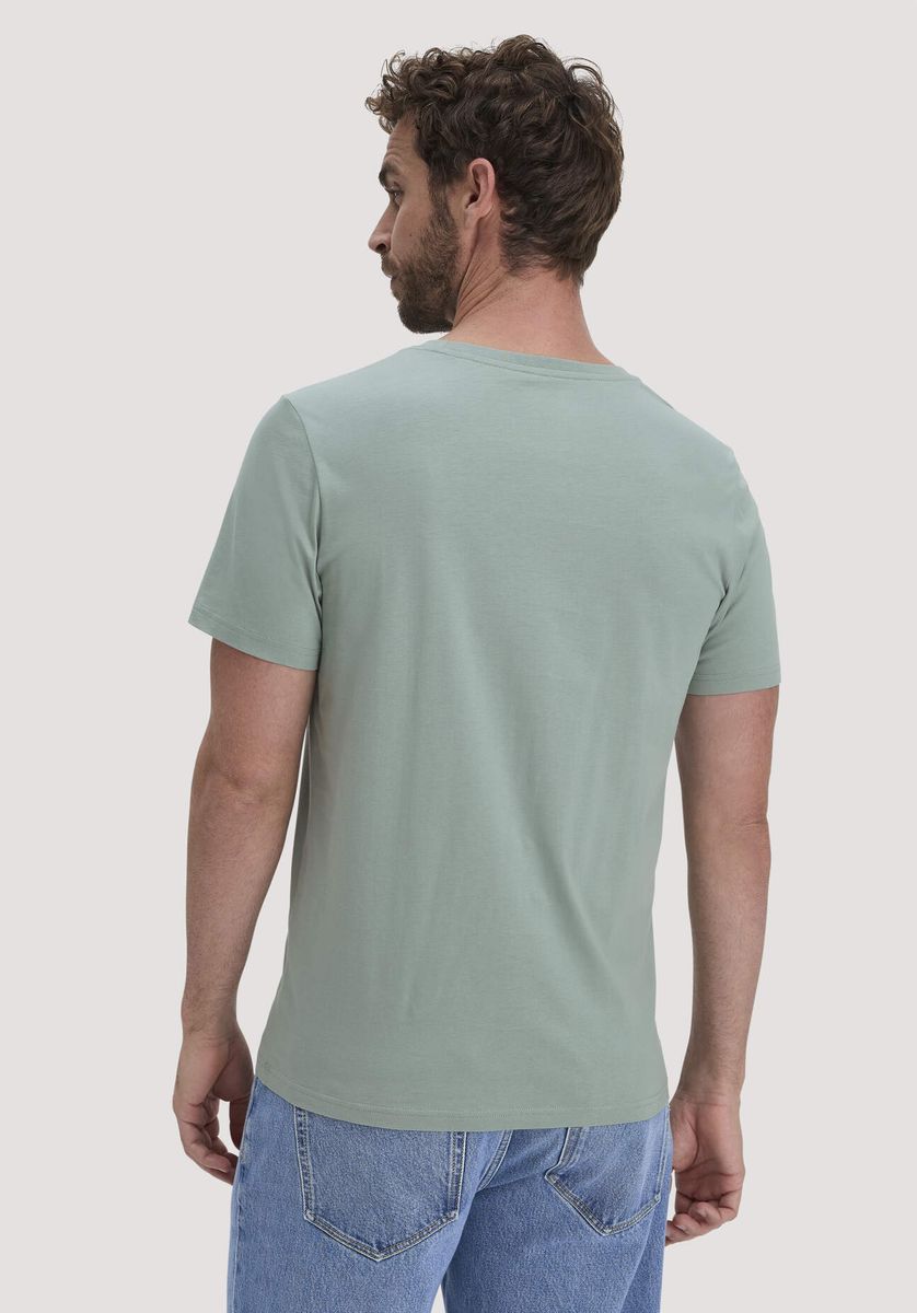 hessnatur Herren T-Shirt Regular aus Regenerative Organic Cotton (ROC) - grün - Größe 46