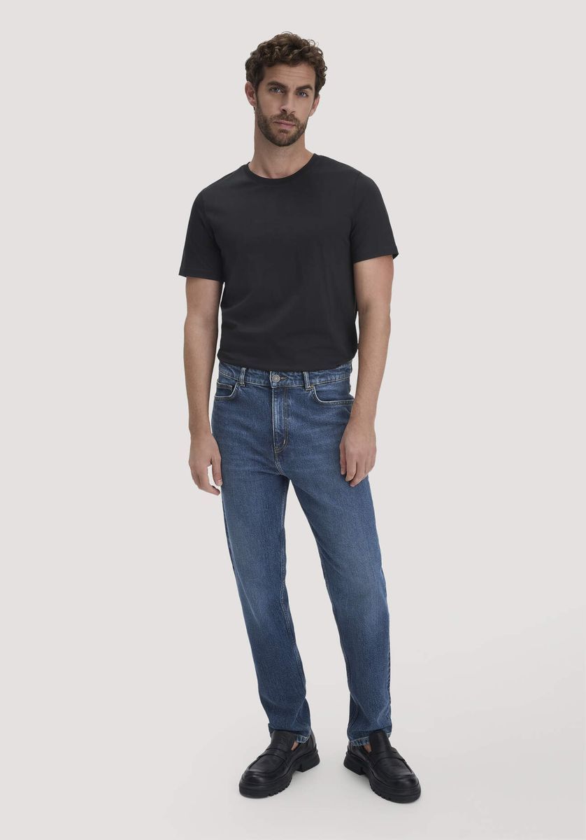 Klassisches Rundhals Bio-Baumwoll T-Shirt