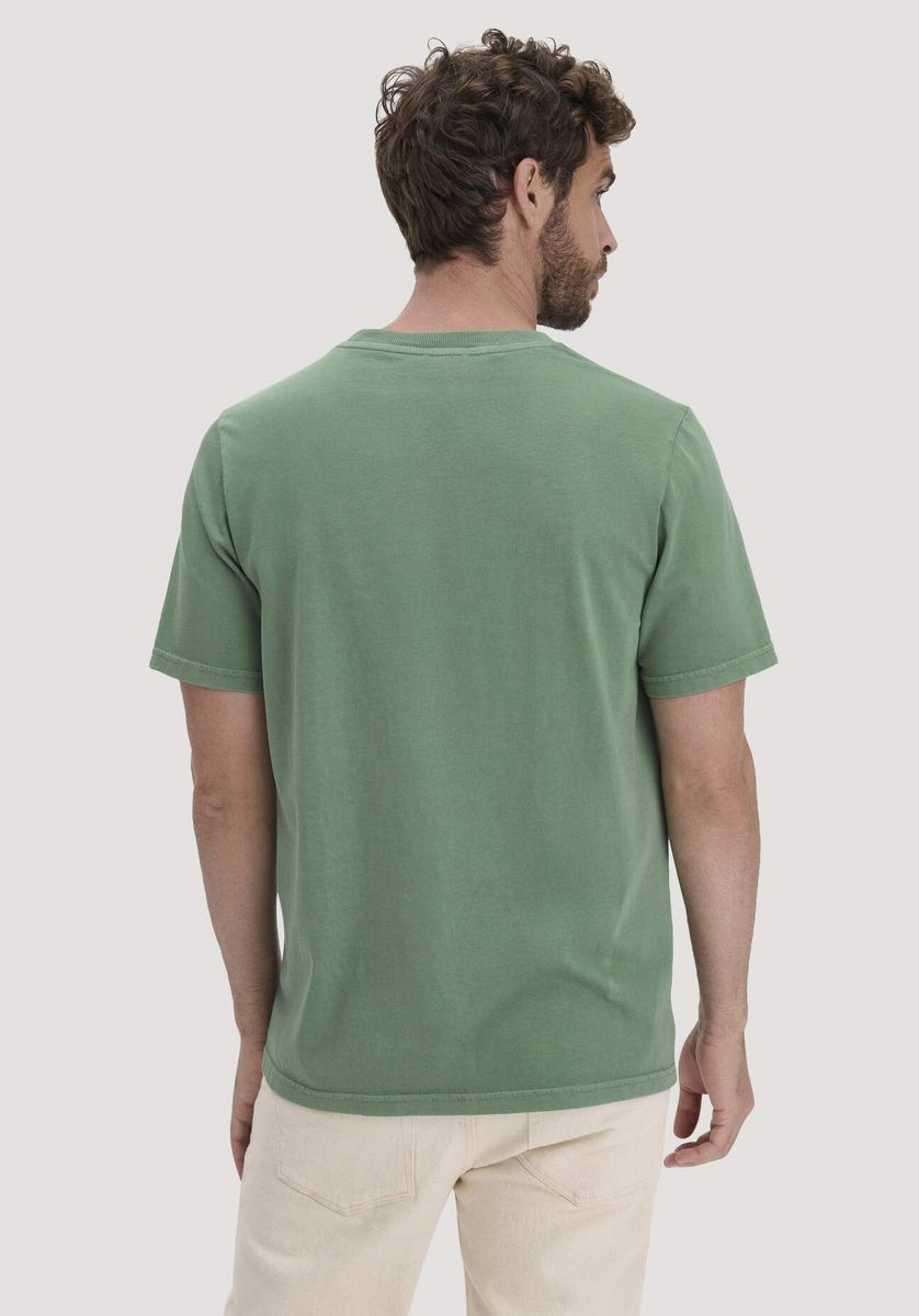 hessnatur Herren Heavy Jersey Shirt Relaxed aus Bio-Baumwolle - grün - Größe 46