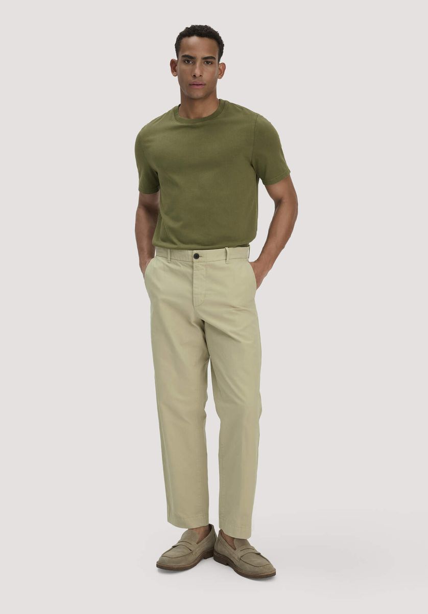 hessnatur Herren Heavy Jersey Shirt Relaxed aus Bio-Baumwolle - grün - Größe 46