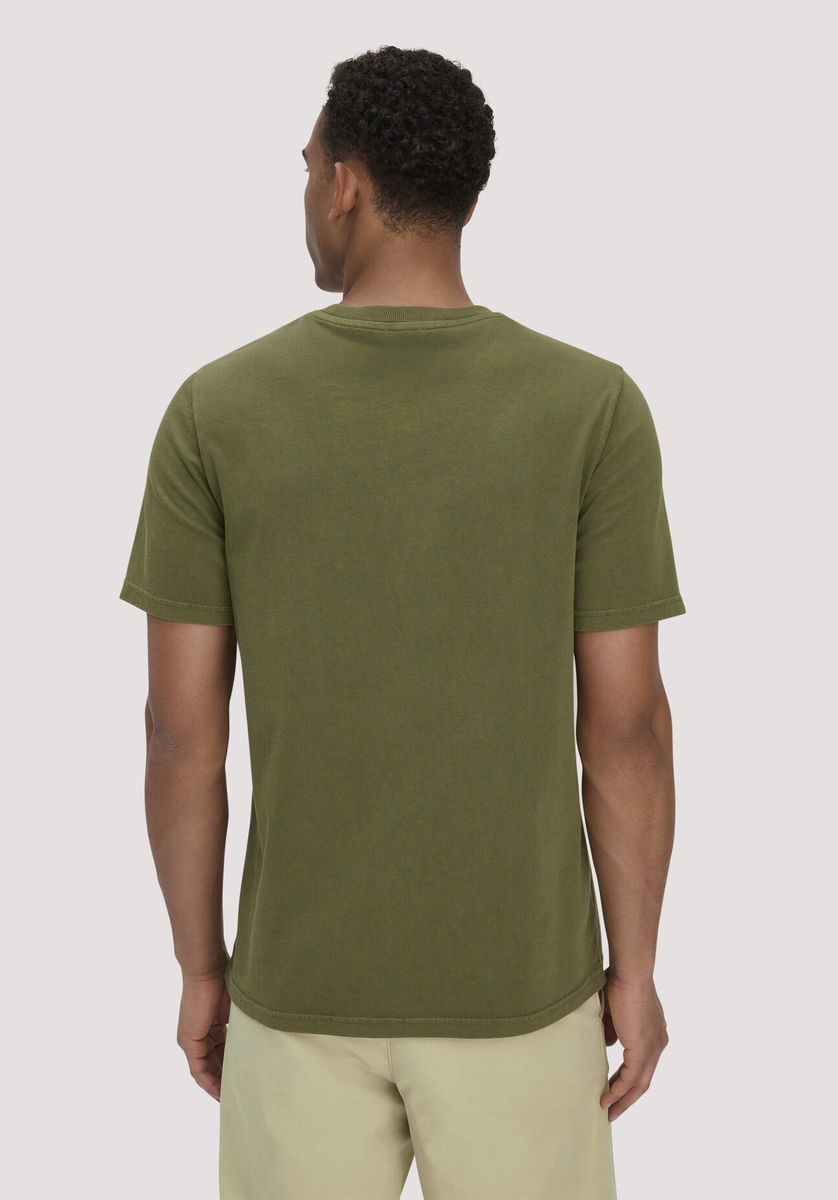 hessnatur Herren Heavy Jersey Shirt Relaxed aus Bio-Baumwolle - grün - Größe 46