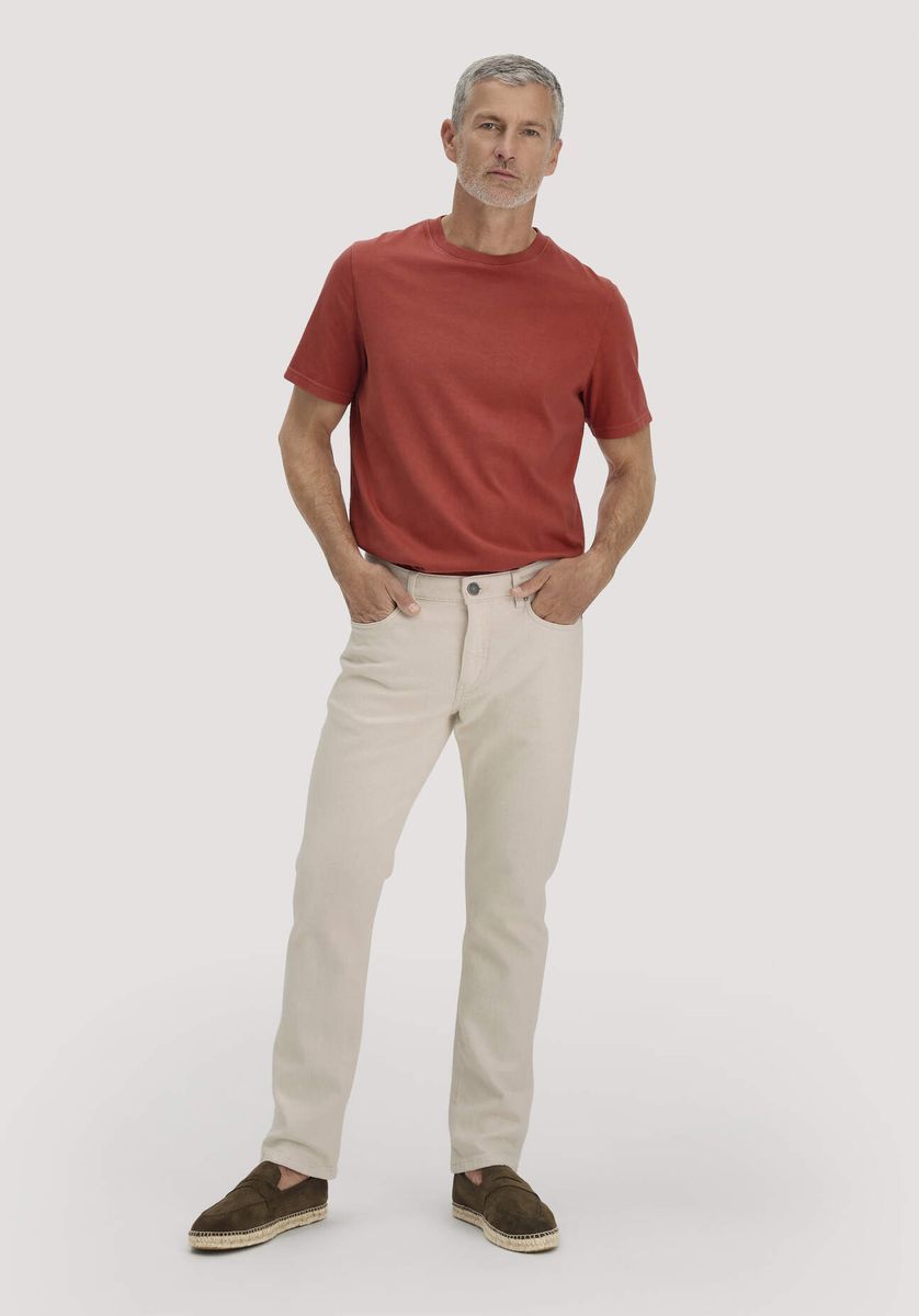 hessnatur Herren Heavy Jersey Shirt Relaxed aus Bio-Baumwolle - braun - Größe 46