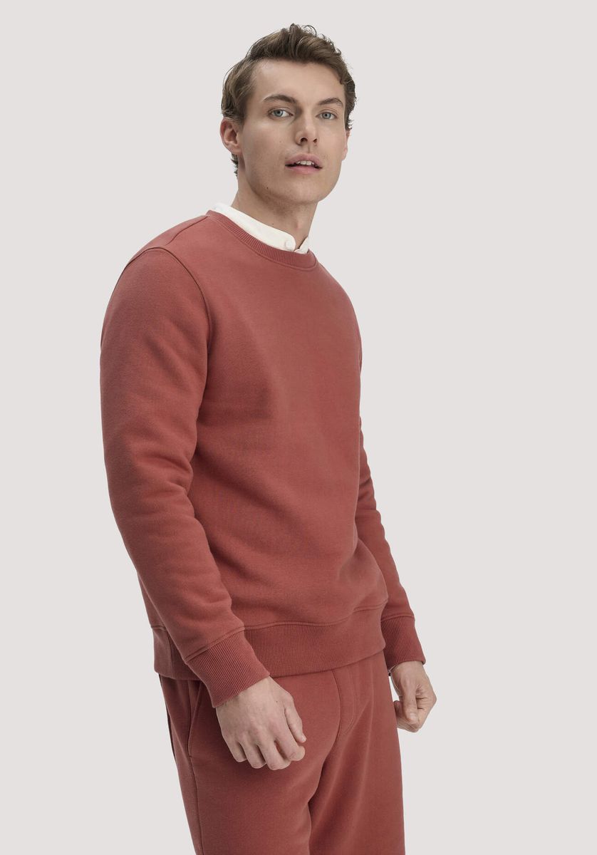 hessnatur Herren Sweatshirt Regular BETTERRECYCLING aus Bio-Baumwolle - braun - Größe L