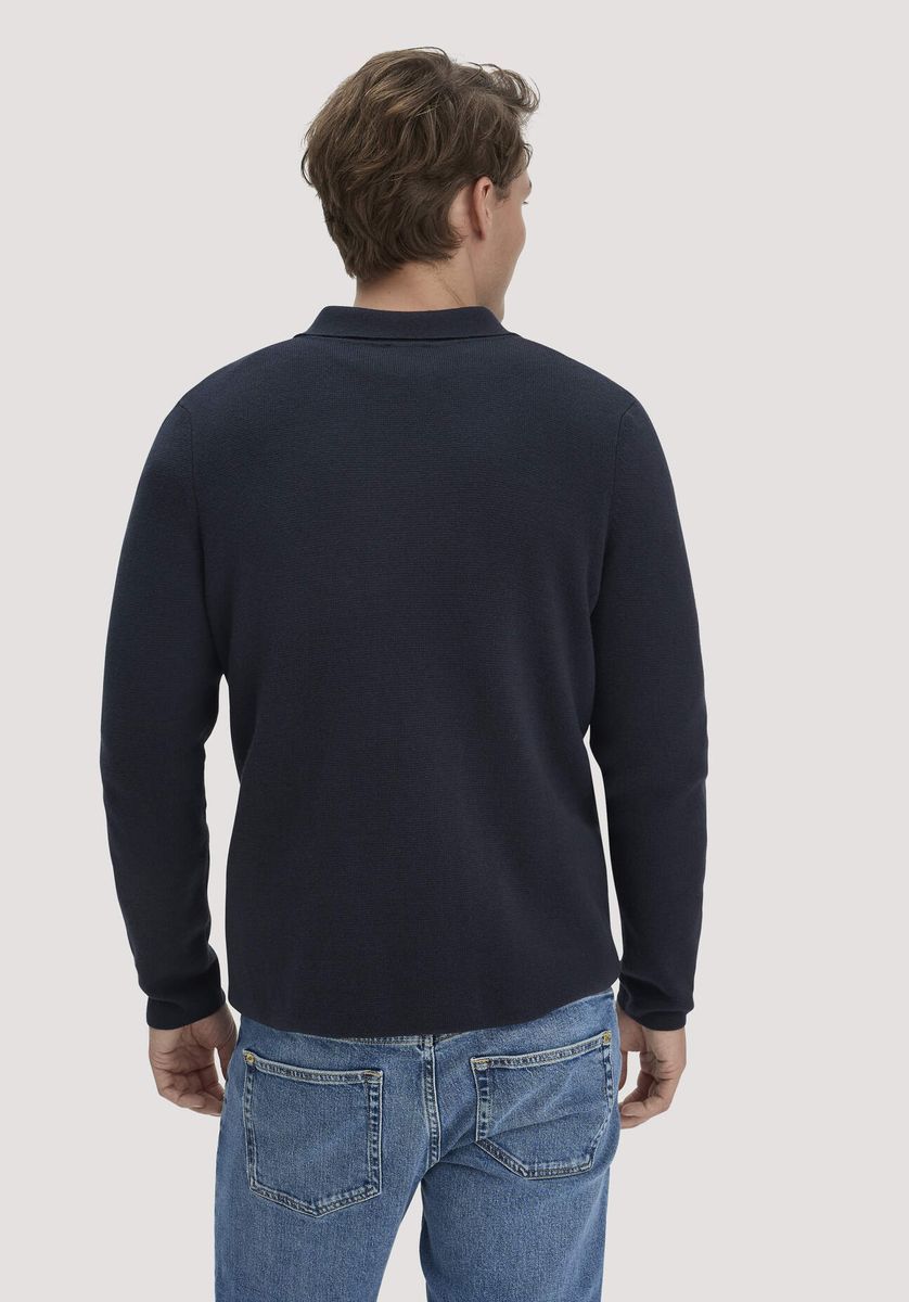 Herren Strickjacke mit Reißverschluss und Kragen