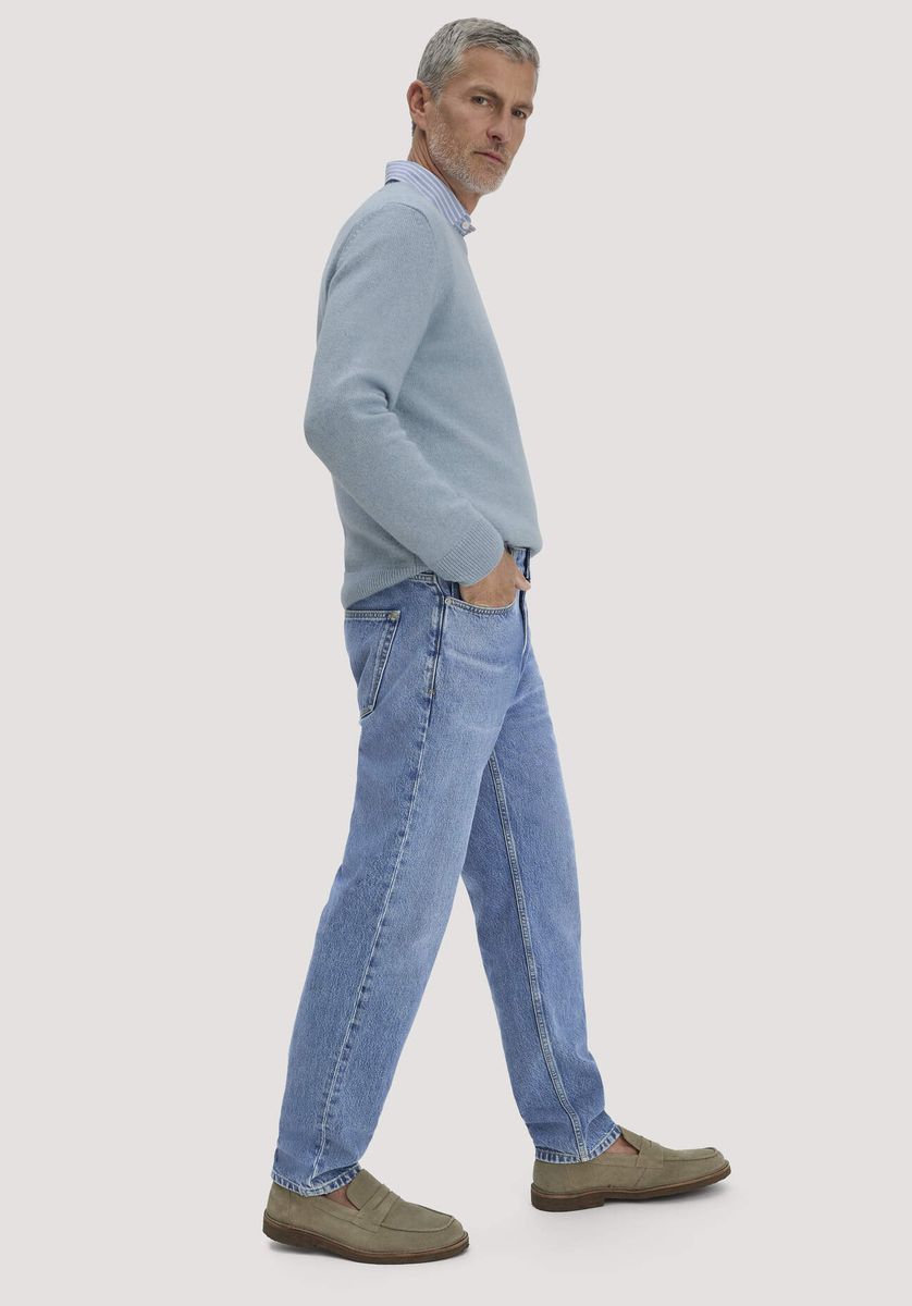 Lässige, konische Bio-Denim Jeans