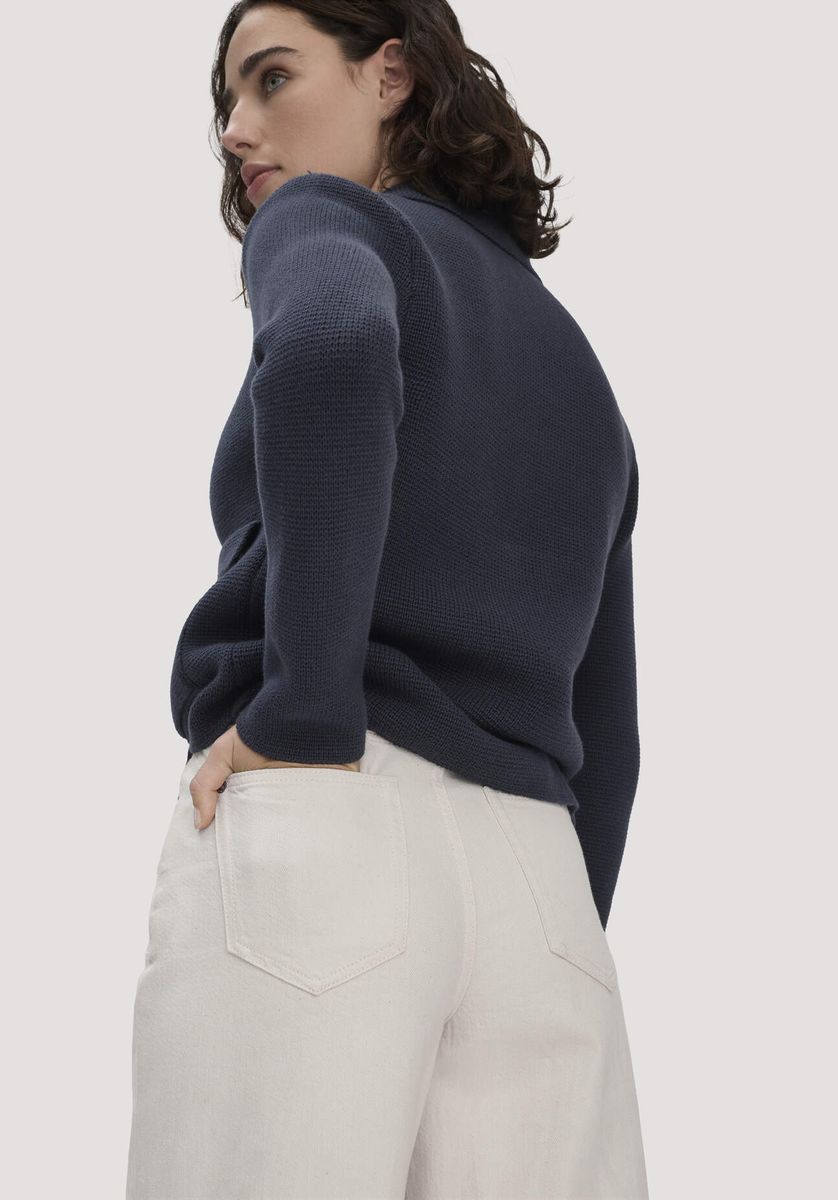 Weit geschnittene Jeans aus Bio-Baumwolle