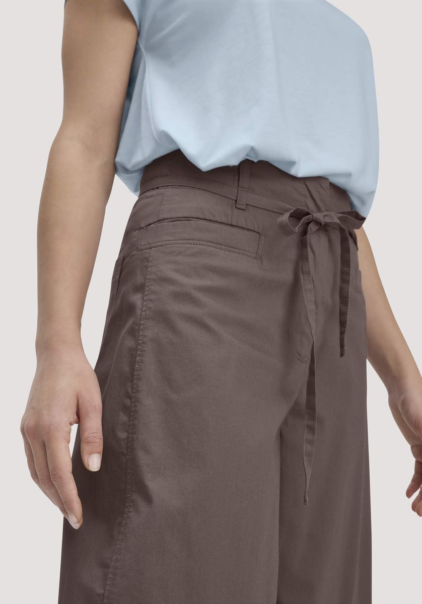 hessnatur Damen Hose Barrel Leg aus Bio-Baumwolle - braun - Größe 34