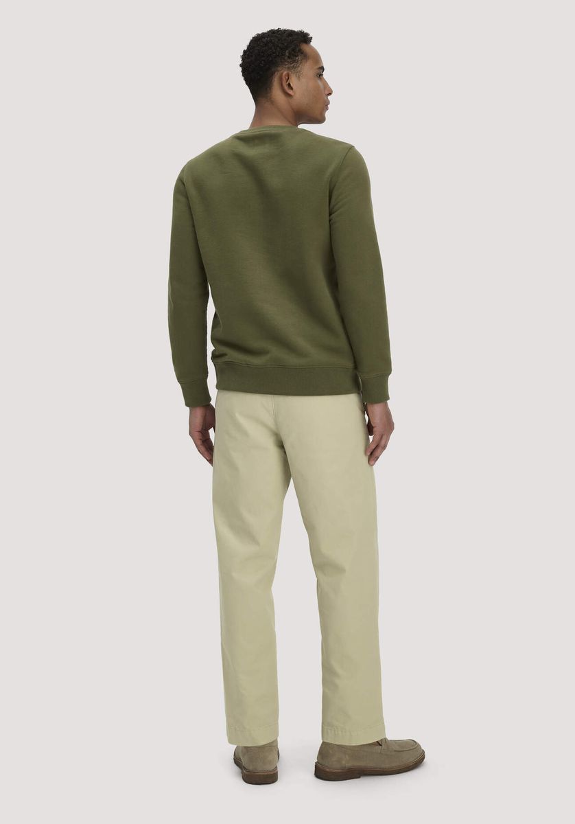 hessnatur Herren Chino RONNEL Relaxed aus Bio-Baumwolle - grün - Größe 31/32