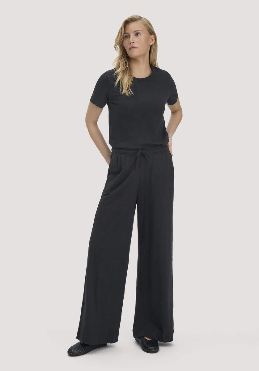 hessnatur Damen Mary Jane Ballerina aus Nappaleder - schwarz - Größe 36