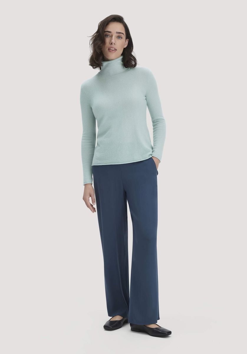 Cashmere Rollkragen Strickoberteil