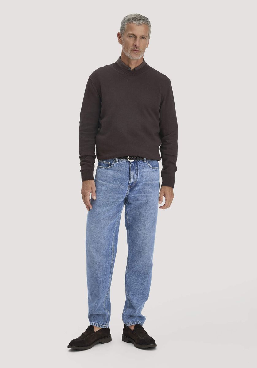 Klassischer Bio-Baumwollpullover