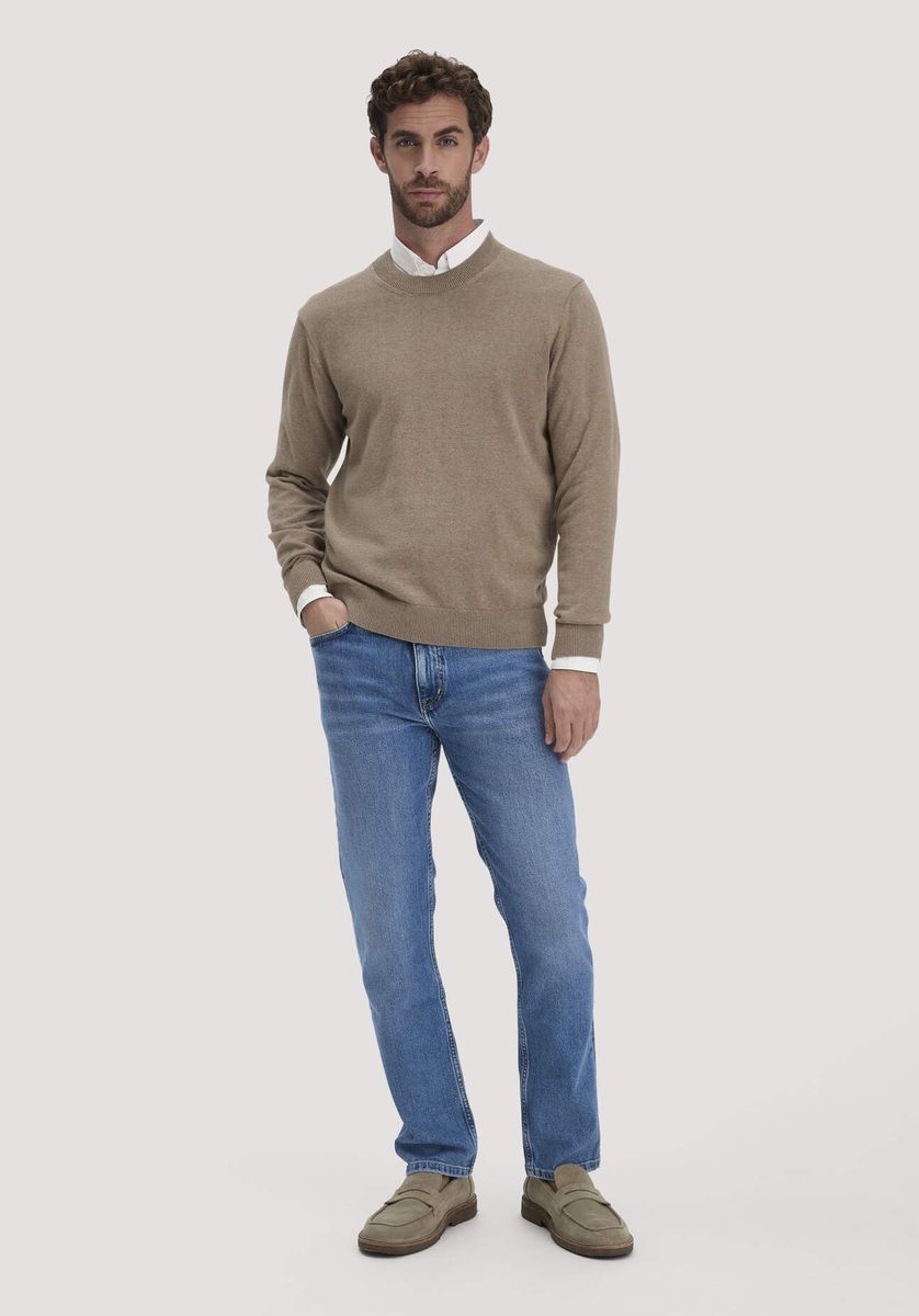 Klassischer Bio-Baumwollpullover