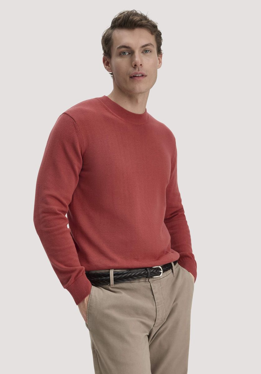 Klassischer Bio-Baumwollpullover