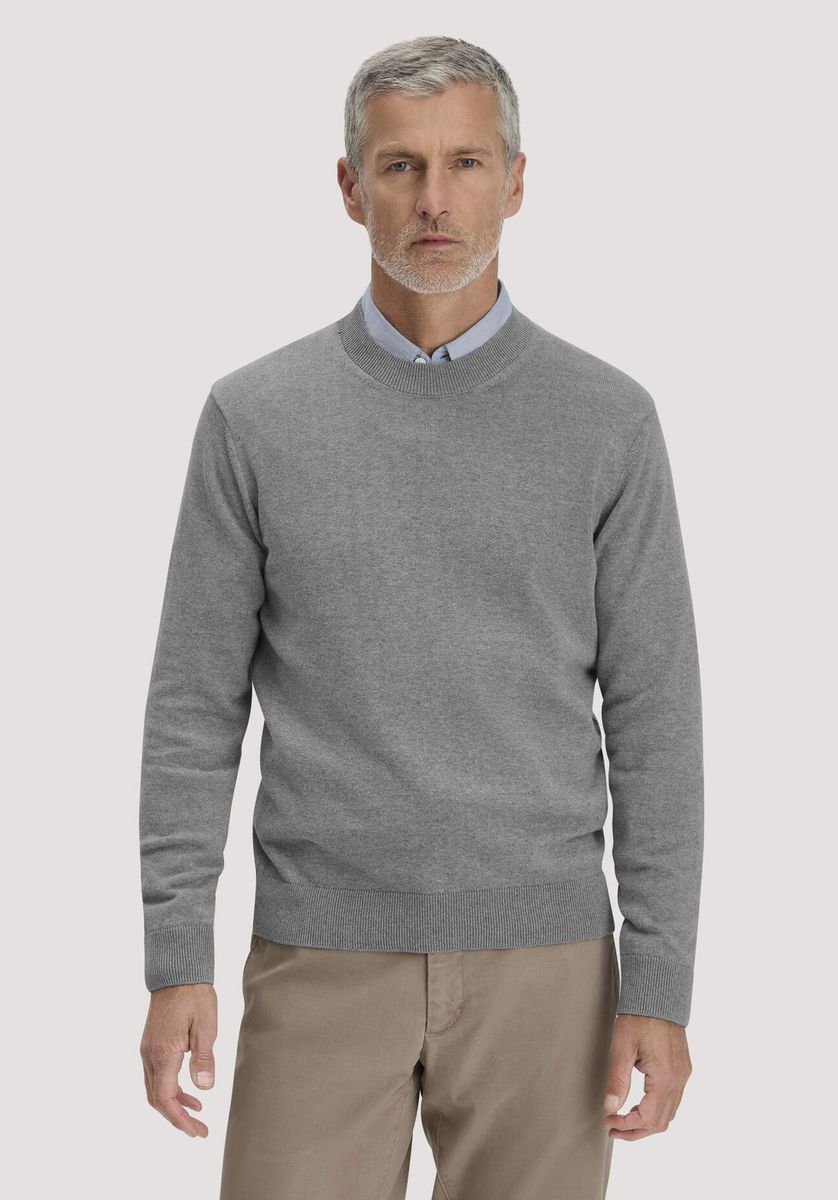 Klassischer Strickpullover aus Bio-Baumwolle