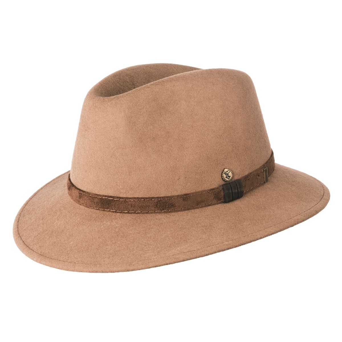 Klassischer Kamel Fedora Hut