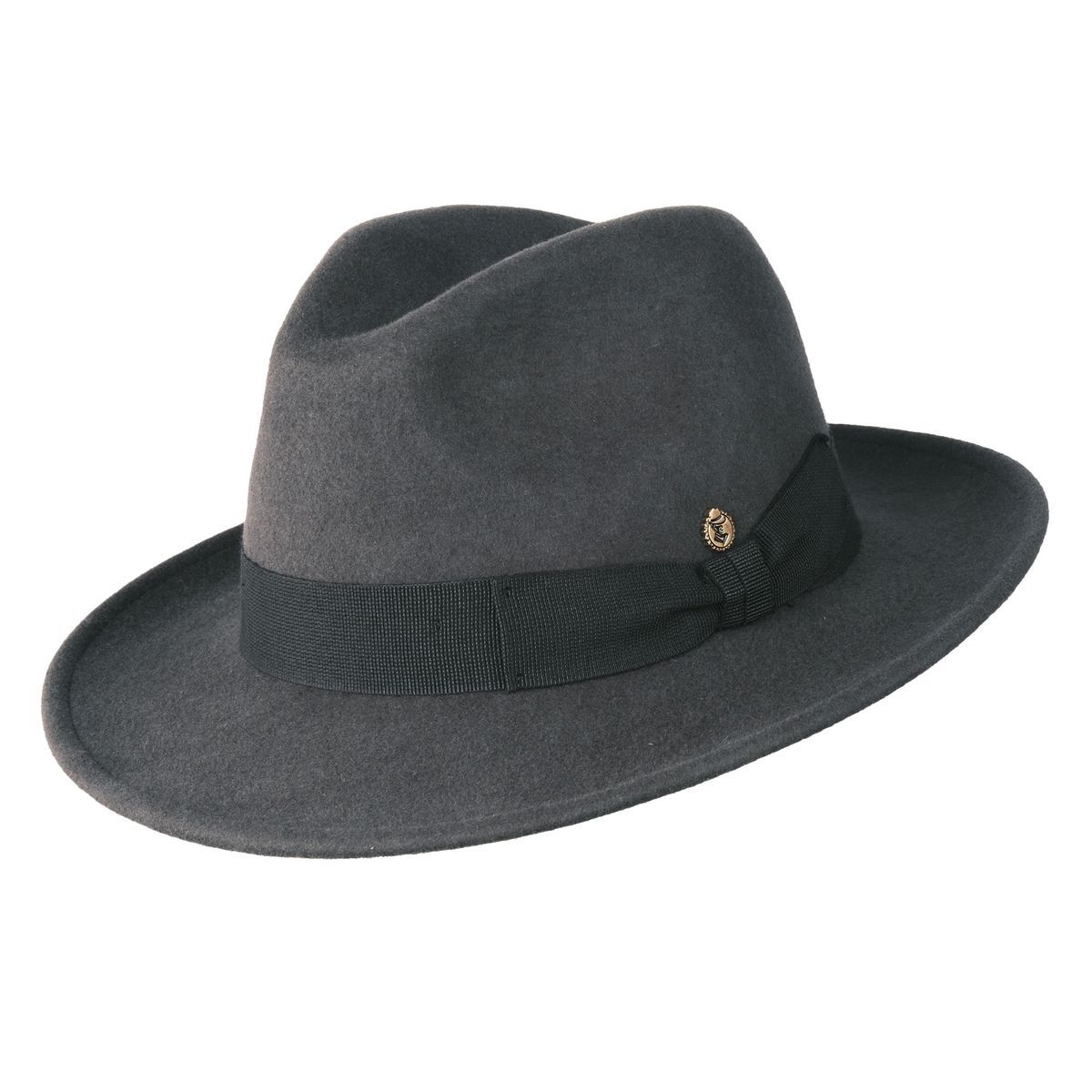 Klassischer Wollfilz Fedora Hut