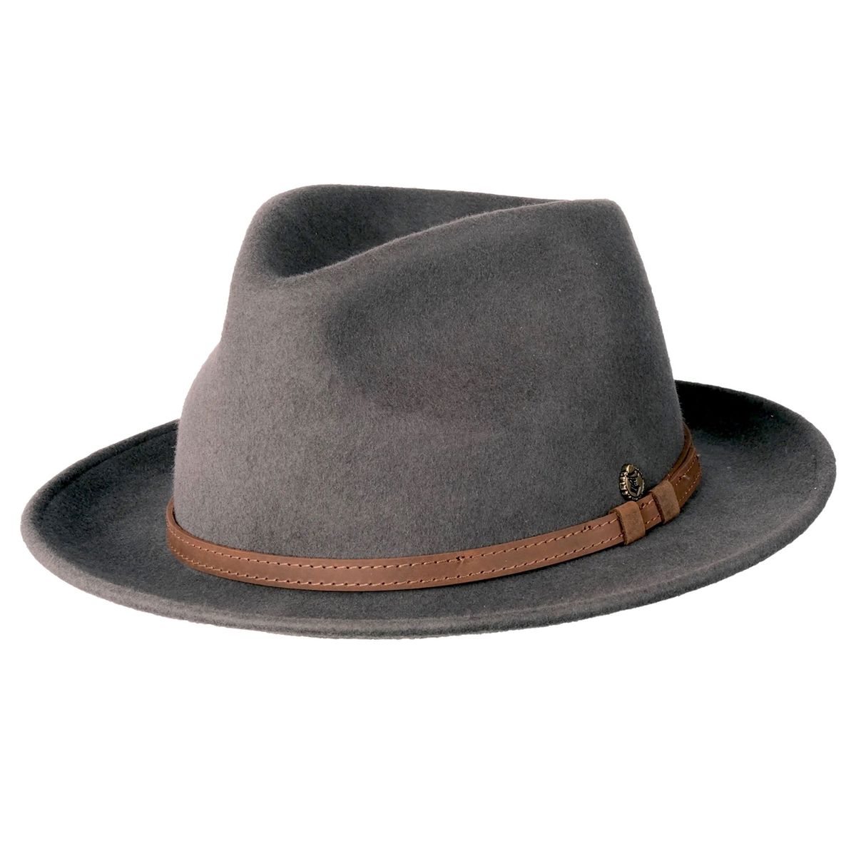 Klassischer Wollfilz Fedora Hut